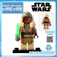 Xếp hình Star Wars Snowtrooper - Admiral - Fortuna - Han Solo - Lando - Stass - Jar Binks Lego Minifigures Pogo PG8050