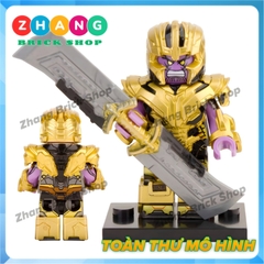Xếp hình Avengers Thanos - Iron Man - Doctor Strange - Black Panther - Shuri - War Machine Lego Minifigures WM6072