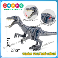 [28cm] Xếp hình Heavy Claw Dragon Công viên khủng long Jura Jurassic park Lego Minifigures MG1052 KF821