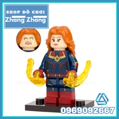 Xếp hình mô hình Captain Marvel Siêu anh hùng Marvel Avengers Endgame Lego Minifigures MG0104