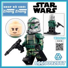 Xếp hình Star Wars Legion Coruscant Guard - Jesse - Imperial Stormtrooper Lego Minifigures Koruit KT1042