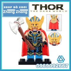 Đồ chơi xếp hình Thần sấm Thor Valkyrie Jane Foster Korg Zeus Groot Minifigures Koruit KT1062