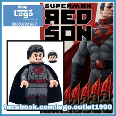 Đồ chơi Xếp hình Lantern Super man gồm General Zod - Blue Lantern - Red Son Super man Minifigures Lele D001 008