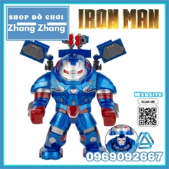 Đồ chơi xếp hình người sắt Iron man phiên bản Hulkbuster tặng kèm War machine Patriot Minifigures Xinh XH1820