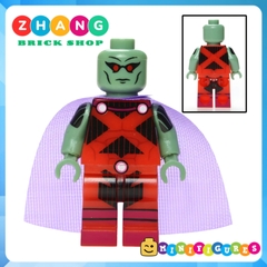 Xếp hình Deathstroke, Martian Manhunter, Flash Siêu anh hùng DC Comics Lego Minifigures POGO PG8211