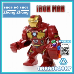 Xếp hình Người sắt Iron Man găng vô cực (6 đá) BigFigures Lego Minifigures PRCK GD208