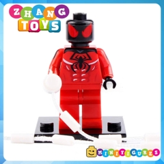 Xếp hình Scarlet Spider Woman SpiderMan Iron Spider Doc Ock Green Goblin Noir Home Coming Lego Minifigures Xinh X0107