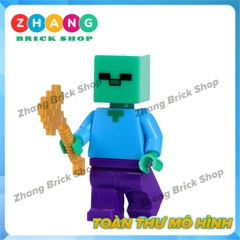 Xếp hình Mineblocks mô phỏng trò chơi Minecraft Lego Minifigures Xinh X0295