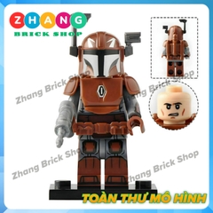 Xếp hình Star Wars Mandalorian Jango Boba Mando Fenn Rau Lego Minifigures KT1041