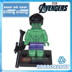 Đồ chơi Xếp hình Iron man Thor
Hulk
- Spider man
- Super man - Batman - Captain America Wolverine
Minifigures SY SY180