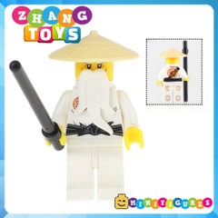 Xếp hình Ninjago Villains Samurai X , Krux, The Wei Snake , Vermin Lego Minifigures Xinh X0155