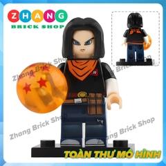 Xếp hình Dragon Ball Android 17 - Krillin
- Tien Shinhan
- Chiaotzu
- Goku - Vegeta Lego Minifigures Koruit KT1007