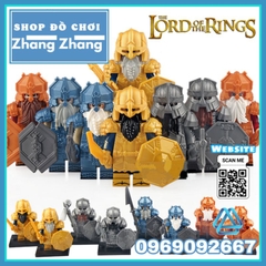 Đồ chơi xếp hình tộc chiến binh người lùn Mountain Dwarf trong The lord of the ring Minifigures Koruit KT1054