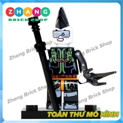 Xếp hình Ninjago Skylor - Jay - Jet Jack - Kai - Zane- Skullbreaker- Muzzle - Cole Lego Minifigures Lele A017 024
