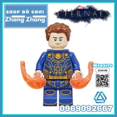 Đồ chơi xếp hình Eternals gồm Ikaris Thena Gilgamesh - Makkari Ajak Kingo - Sersi Phastos Druig Minifigures Kopf E0101