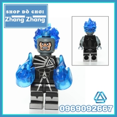 Xếp hình Superman Flash Deathstorm Aquaman DC Comics Martian Manhunter Black Lantern Lego Minifigures POGO PG8195