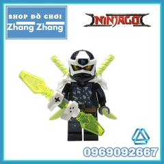 Đồ chơi Xếp hình Ninjago gồm ltron - Slash - Cole - Unagami - Jay- Kai- Flop- Lloyd Minifigures HJ104