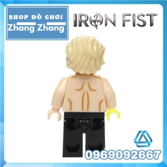 Đồ chơi Xếp hình Thiết quyền Iron Fist Danny Rand Siêu anh hùng Marvel Minifigures WM217