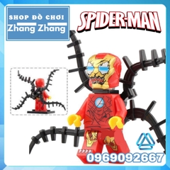 Xếp hình Symbiote Iron Man - Venom - Wolverine - Spider-Man - Deadpool Lego Minifigures WM6044