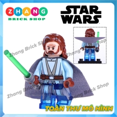 Xếp hình Star Wars C-3PO  - Ben Skywalker - Tarfful - Han Solo - Paz Vizla - Palpatine - Obi-wan Lego Minifigures WM6091