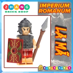 Xếp hình lính bộ binh Roman Rome La mã Gladiators Khiên và giáo Lego Minifigures xinh xh648 x0164