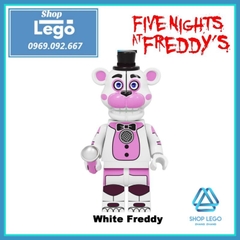 Xếp hình Bunny - Chica - Freddy - Foxy Spintraft - Balloonboy trong five nights at freddy's Lego Minifigures Kopf KF6121