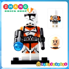 Xếp hình Star Wars Clone Trooper và Clone Commander Lego Minifigures Xinh X0162