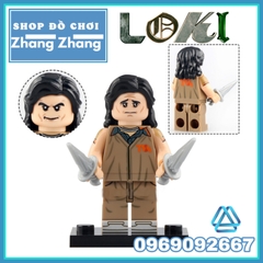 Đồ chơi xếp hình Lady Loki Tva gồm Mobius - Renslayer - Sylvie - He Who Remains Minifigures Xinh X0318