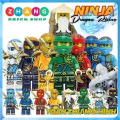 Đồ chơi xếp hình Ninjago season 17 Dragons Rising Kai Cole Zane Jay Nya Wu lloyd Arin Minifigures