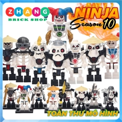 Xếp hình Ninjago tộc xương Chopov - Kruncha - Nuckal - Frakjaw - Whyplash - Krazi Lego Minifigures Lele A041 048