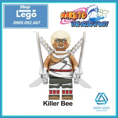 Xếp hình Naruto gồm Uchiha - Killer Bee - Yonda - Konan - Hyuga - Akimichi - Hidan - Kakuzu Lego Minifigures Kopf KF6119