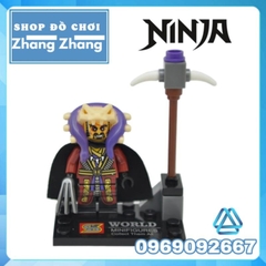Xếp hình Ninjago Thunder Swordsman Jay Kai Lloyd Cole
Eyezor Zugu Chen Chop'rai Lego Minifigures SY272