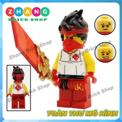 Mô hình nhân vật Ninja Legacy Kai Cole Jay Zane Master Lloyd Zhang Brick Shop