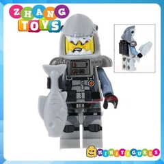 Đồ chơi Xếp hình Ninjago Jungle Garmadon Great White - Puffer Crusty - Angler Jelly Hammer Head Minifigures POGO PG8077