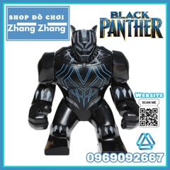 Xếp hình Black Panther Bigfigures Lego Minifigures Bigfigures PRCK GD174 GD175 GD176