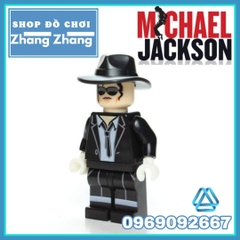 Xếp hình siêu sao ông hoàng nhạc POP Michael Jackson nhảy Beat it Lego Minifigures WM469