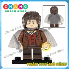 Xếp hình Frodo Gandalf Thranduil Elrond Lake-town Galadriel Arwen Merry Lego Minifigures Pogo PG8148