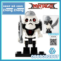 Xếp hình Ninjago tộc xương Chopov - Kruncha - Nuckal - Frakjaw - Whyplash - Krazi Lego Minifigures Lele A041 048