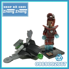 Xếp hình Harley Quinn - Batman - Iron Man - Falcon Yellow Jacket - Deathstroke - Batman - Arsenal Lego Minifigures Sy295