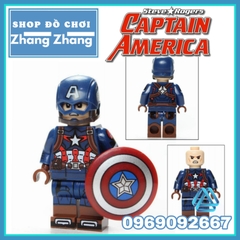 Xếp hình Captain America tuyển tập Siêu anh hùng mới nhất 2019 siêu đẹp siêu rẻ siêu hiếm Lego Minifigures Xinh X0236