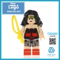 Xếp hình Dare Devil Deadshot Harley Quinn Robin Spider man Wonder Woman Joker Lego Minifigures POGO pg8196
