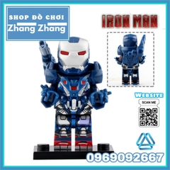 Đồ chơi xếp hình người sắt War Machine 008 Iron Man Minifigures Kopf V006