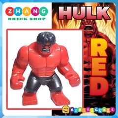 Xếp hình Người khổng lồ đỏ Hulk mới nhất bản hiếm Lego Minifigures Xinh EG18004 EG023
