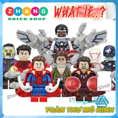 Đồ chơi xếp hình What if Shang Chi - Dr Octopus - Iron Man - Spider Man - Star Lord - Dr Strange Minifigures Kopf KF6145