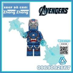 Xếp hình Iron Man
- Captain America - Deadpool
- Hawkeye
- Hulk - Rocket Racoon - Loki Lego Minifigures POGO PG8271