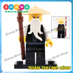 Xếp hình Ninjago đại chiến tộc rắn và bạch cốt tinh tộc Lego Minifigures LELE A098 105