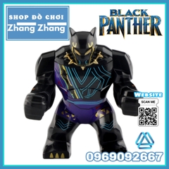 Xếp hình Black Panther Bigfigures Lego Minifigures Bigfigures PRCK GD174 GD175 GD176
