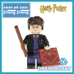 Đồ chơi xếp hình Harry Potter Hermione Dumbledore Minerva Dolores Ron Weasley Snape Minifigures POGO PG8133