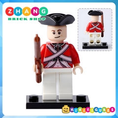 Xếp hình lục quân quân đội Cuộc chiến Hoa Kỳ - Anh Quốc 1812 Lego Minifigures POGO PG8035