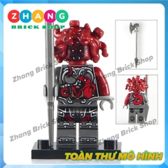 Xếp hình Ninjago Villains Samurai X , Krux, The Wei Snake , Vermin Lego Minifigures Xinh X0155